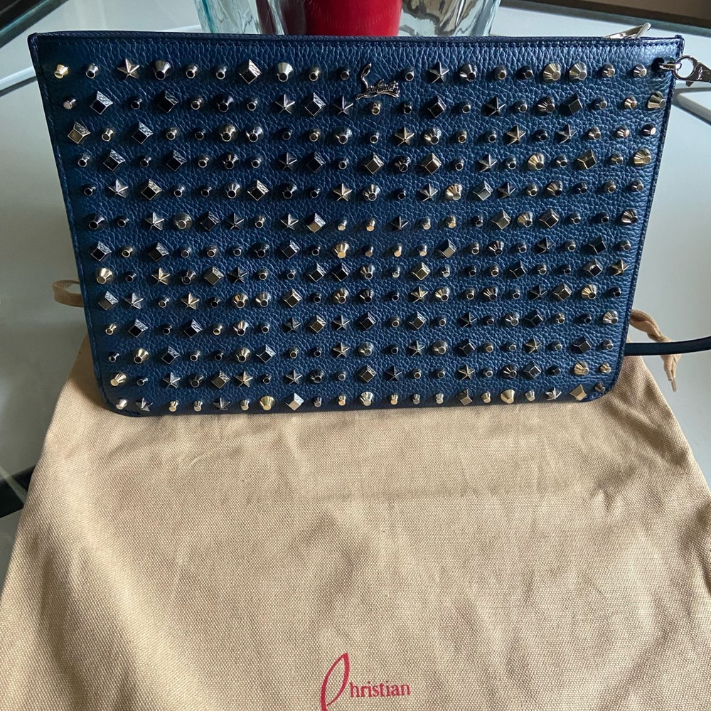 Christian Louboutin Clutch with Shoulder Strap